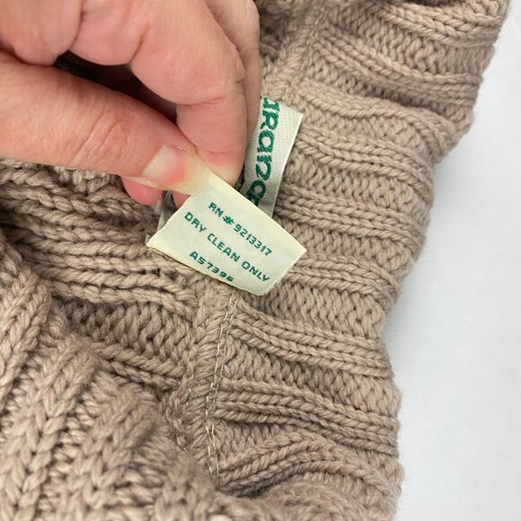 Aran Crafts 100% Merino Wool Cardigan Sweater Women's XXL Button Front Chunky - Picture 8 of 11